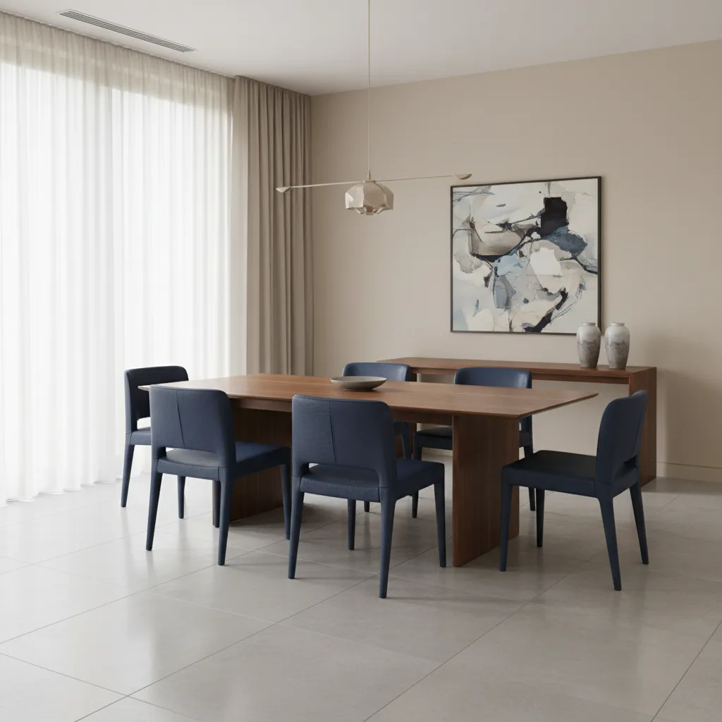 Interior Design Trends: How Designers Use Blue Leather Dining Chairs in Modern Homes: Professional styling strategies, color pairings, and layout ideas designers use to make blue leather dining chairs work in modern interiors.