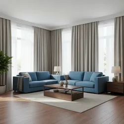 Step by Step Guide to Choosing Curtains for a Blue Living Room