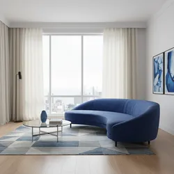 How to Choose Curtains for Different Blue Living Room Styles