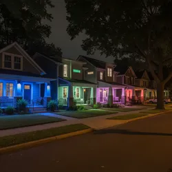 Blue Porch Lights vs Other Awareness Light Colors Meaning and Public Perception