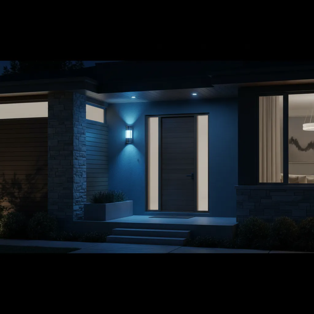 How Bright Should a Blue Porch Light Be for Outdoor Use