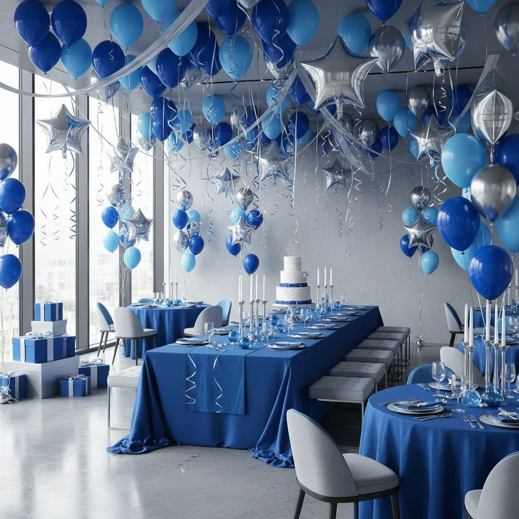 Blue vs Silver vs Blue‑and‑Silver Birthday Themes: A designer’s practical comparison of blue, silver, and mixed blue‑silver birthday decoration styles to help you choose the right look, mood, and budget for your party.