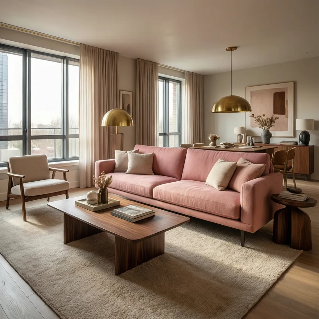 Blush Pink Sofa Color Palette Ideas for Modern Living Rooms