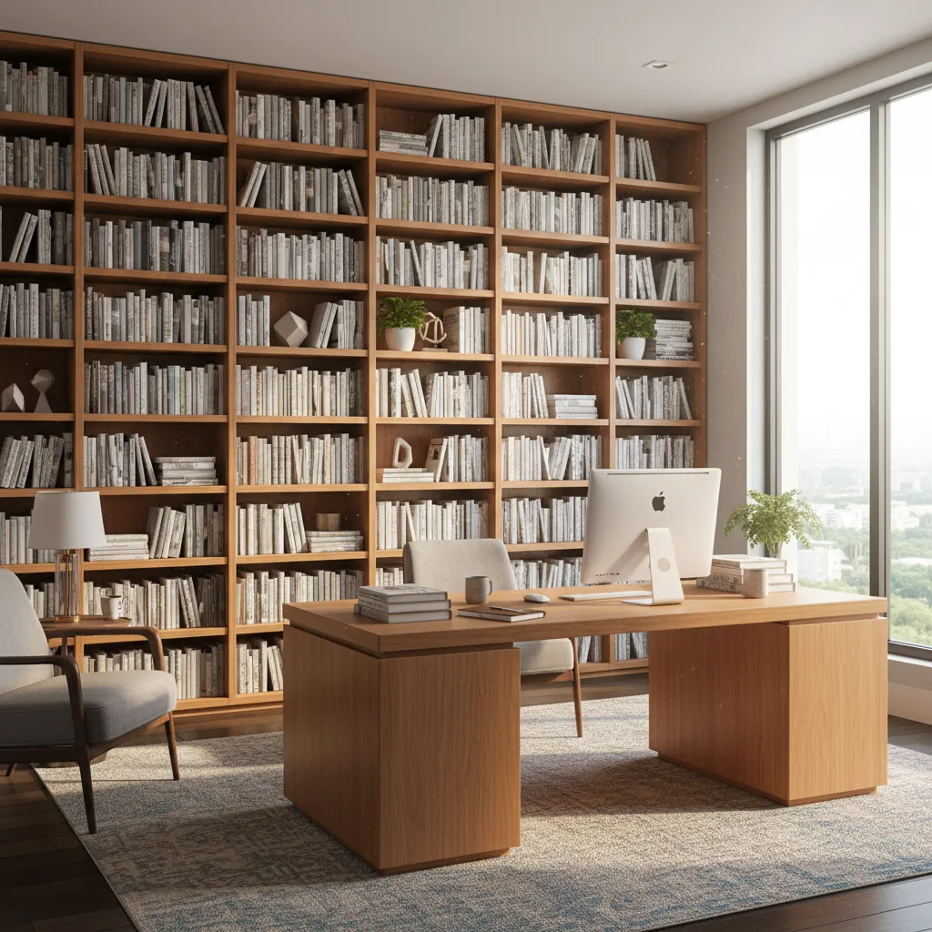Choosing the Best Desk Style for Book Heavy Home Offices