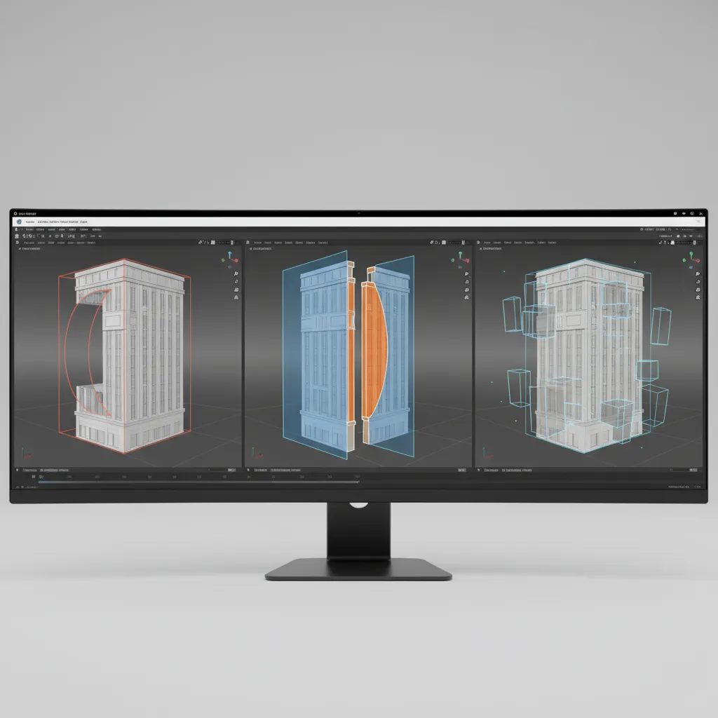 Boolean Cut vs Plane Cut vs Mesh Separation in 3D Modeling