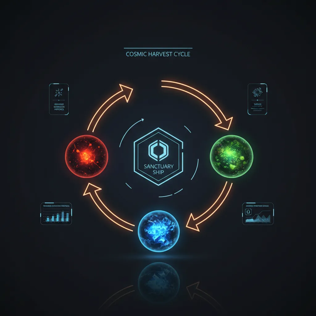 diagram showing optimized Borderlands 3 boss farming loop