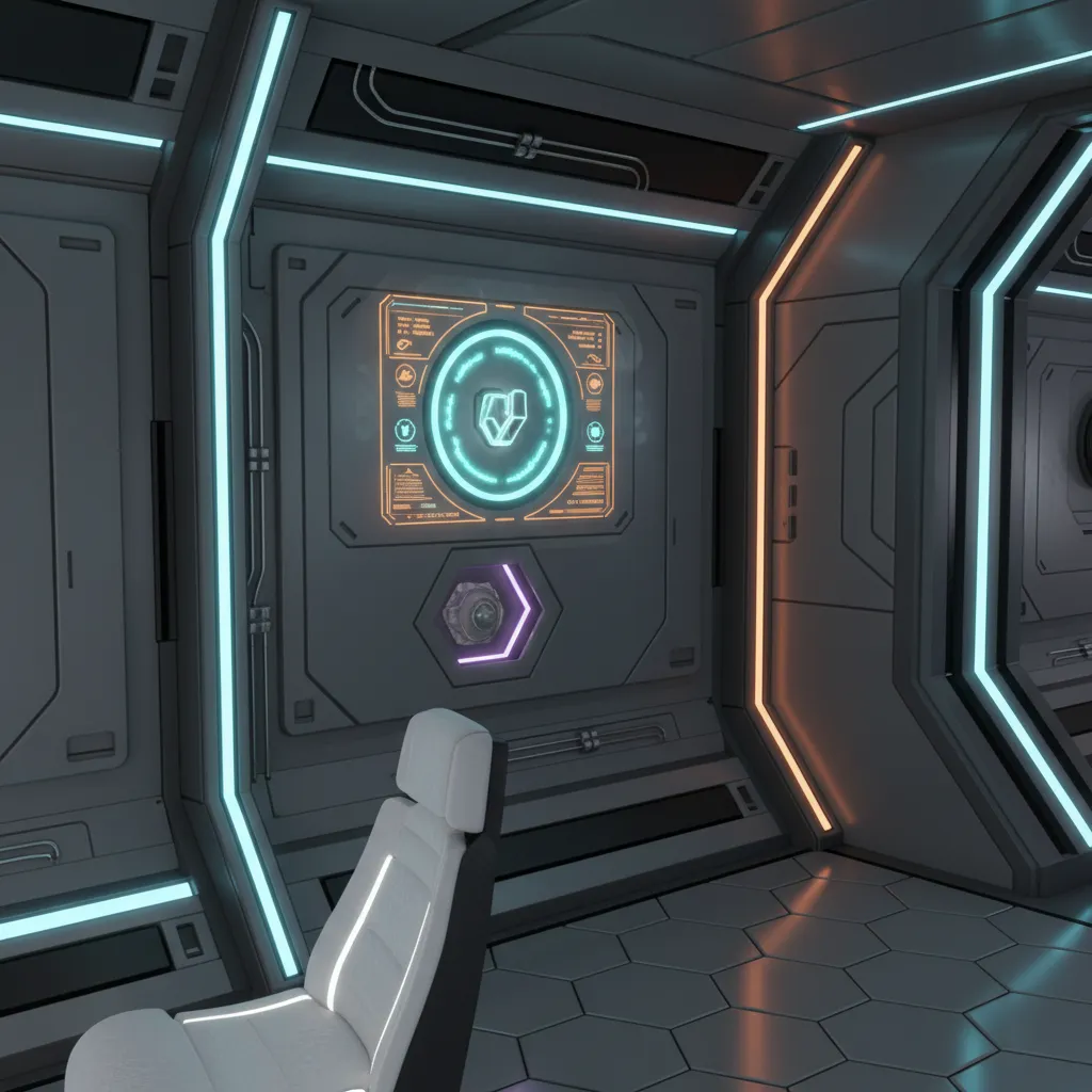 interaction point on wall hook used to place decorations in Borderlands style room