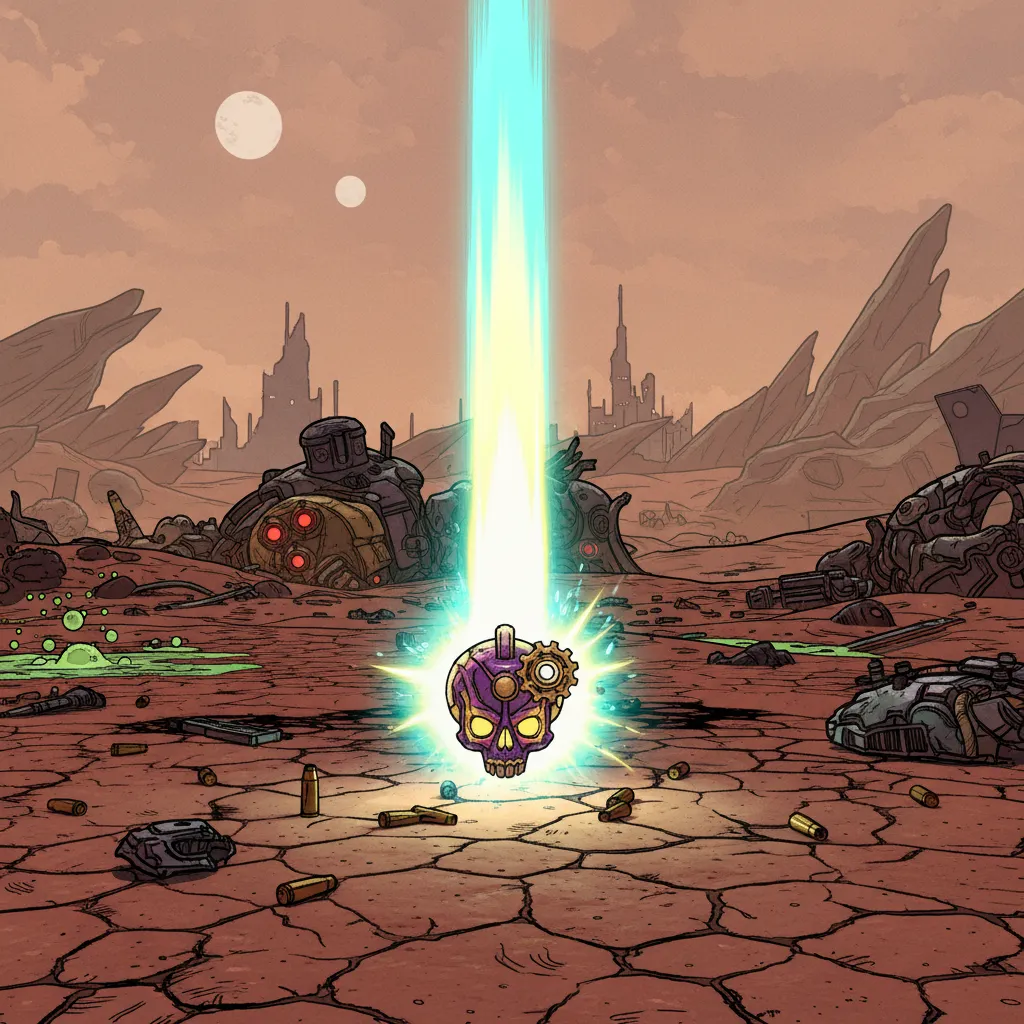 Loot drop in Borderlands 3 showing collectible decoration item