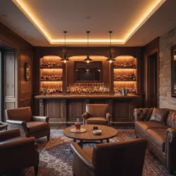 Best Lighting Layout for Home Whiskey Bars and Bourbon Rooms
