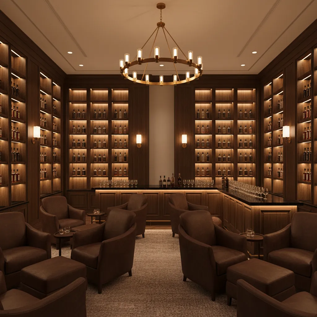 How to Layer Lighting in a Bourbon Tasting Room for Perfect Ambiance