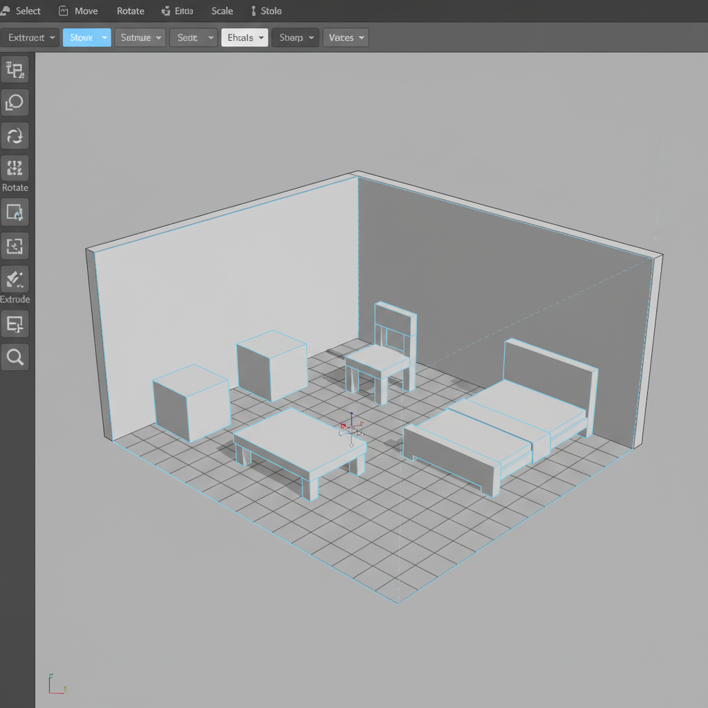 Object Selection Methods in 3D Modeling Compared