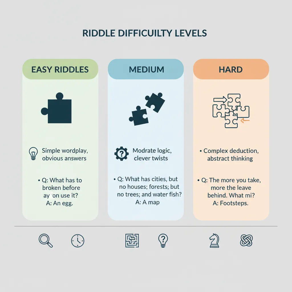 How These Riddles Compare in Difficulty