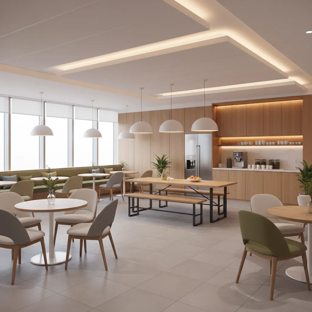 Why Break Room Lighting Feels Uncomfortable and How to Fix It