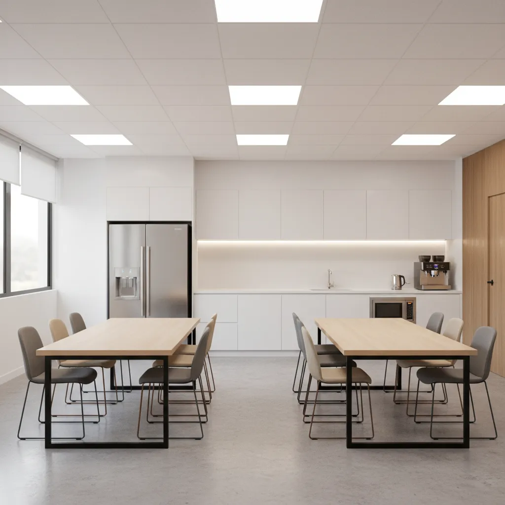 Safety and Compliance Risks in Break Room Lighting Design