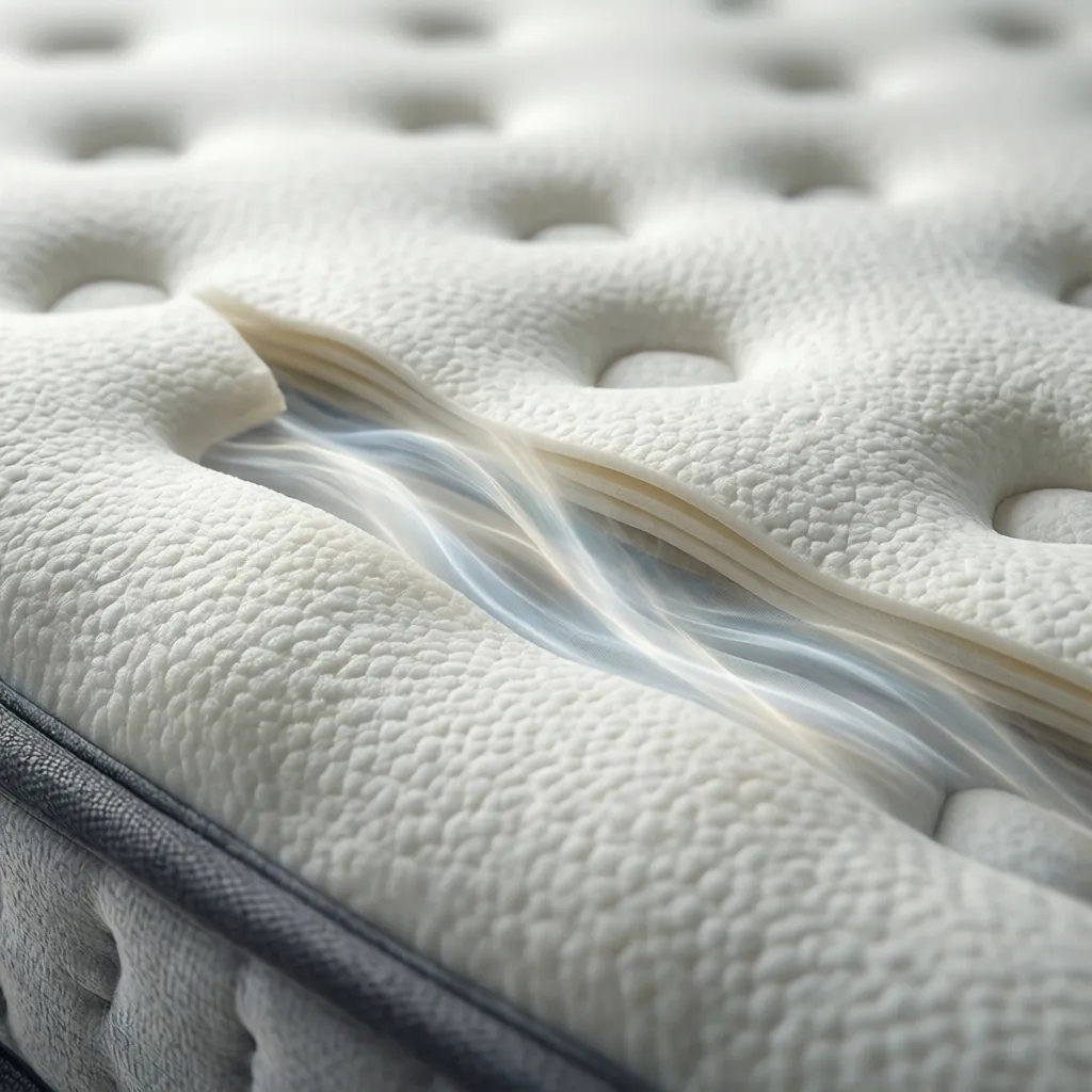 breathable mattress materials allowing airflow