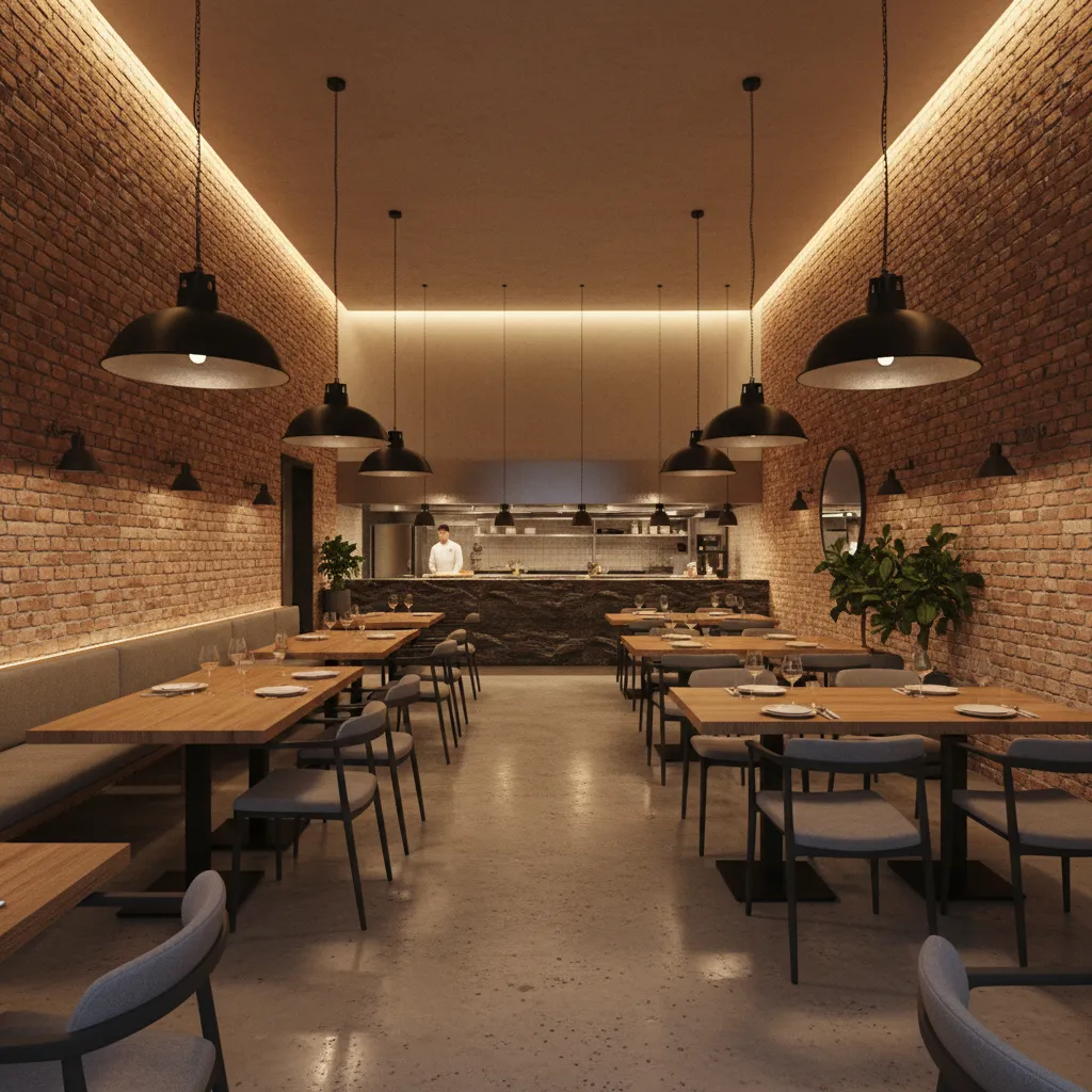 How Restaurants, Cafes, and Hotels Use Brick Interior Design