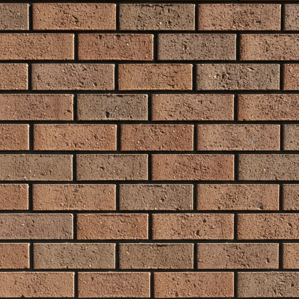 Detalle de fachada de ladrillo en una vivienda contemporánea