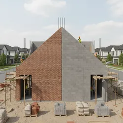 Brick vs Concrete Blocks for a 3-Bedroom House: Material Quantity and Cost Comparison