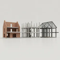 Brick vs Concrete vs Steel Frame for a 1200 Sq Ft House: Material Requirement Comparison