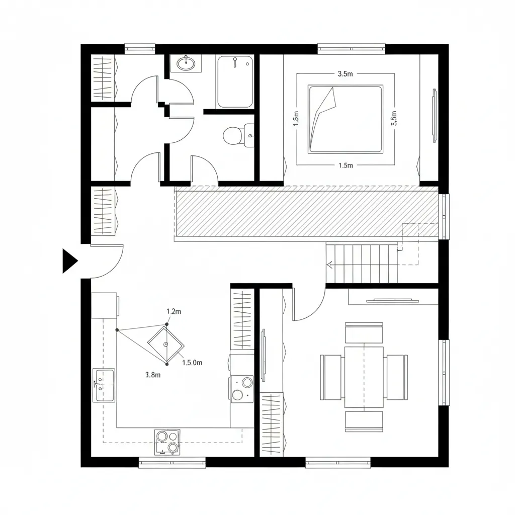 Bridge Loft Over Utility Spine