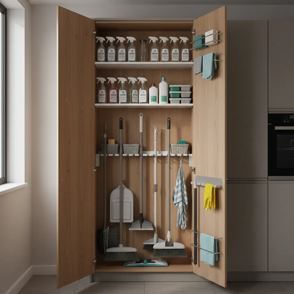 Best Interior Organization Systems for Broom Cabinets