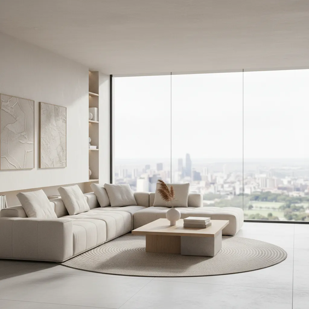 3D interior room render created with online architectural design software