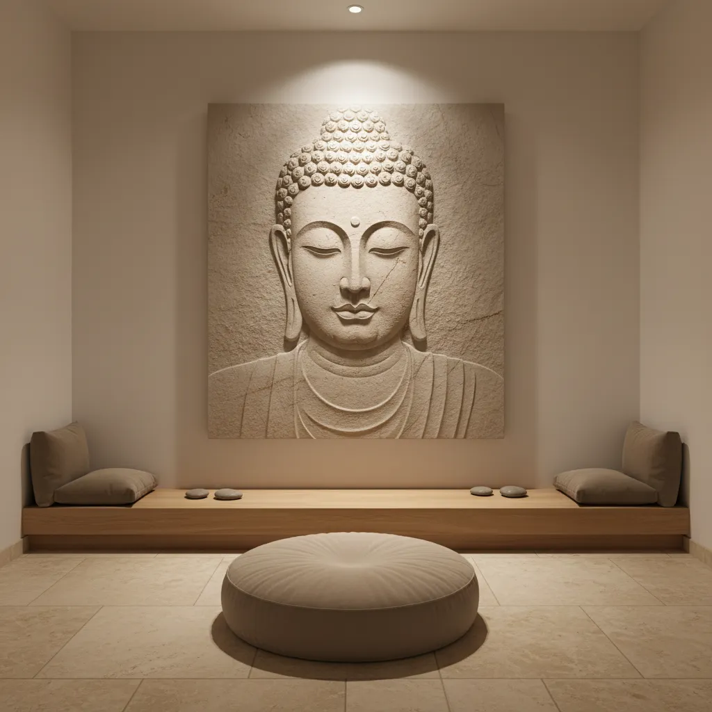 Why Your Buddha Wall Art Looks Flat and How to Fix the Lighting