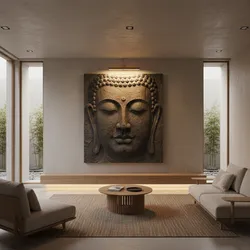 Choosing the Right Lighting Fixtures for Buddha Wall Art at Home