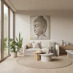 5 Spiritual Home Decor Trends with Buddha Wall Designs