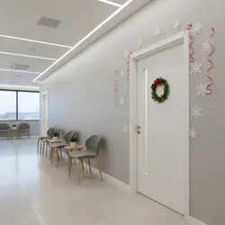 Budget-Friendly Christmas Door Decorations for Clinics
