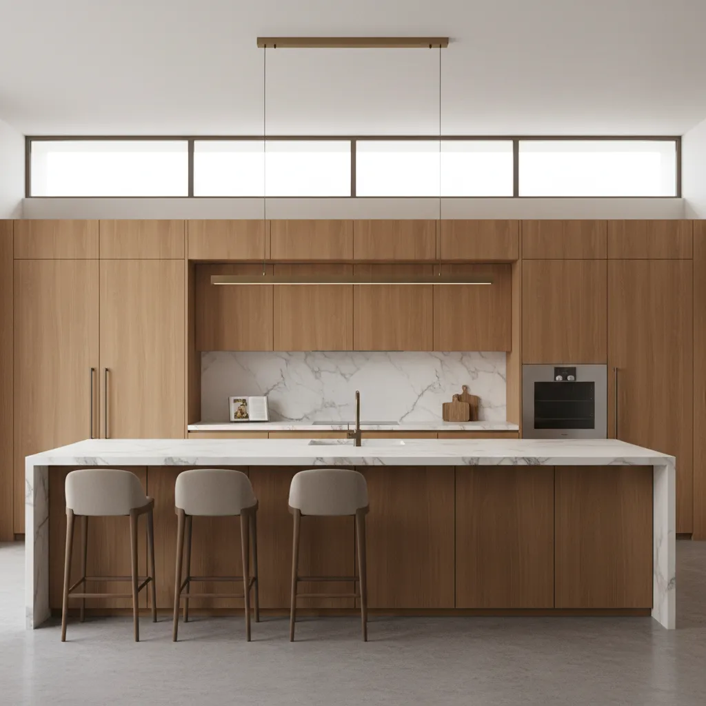 Built-In Cabinet Refrigerators in Modern Kitchen Design and Real Estate