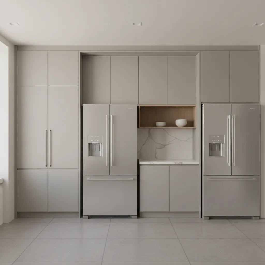 Built-In Cabinet Refrigerator vs Counter-Depth vs Freestanding Refrigerators