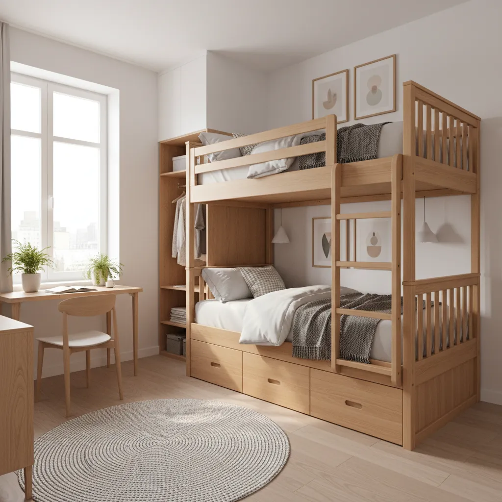 10 Bunk Bed Bedroom Decorating Ideas for Small Rooms