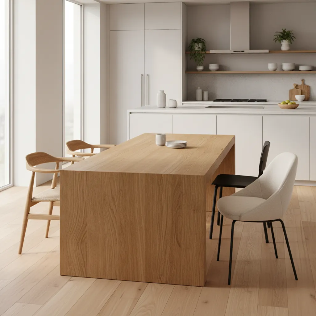 Wood vs Metal vs Upholstered Chairs for Butcher Block Tables