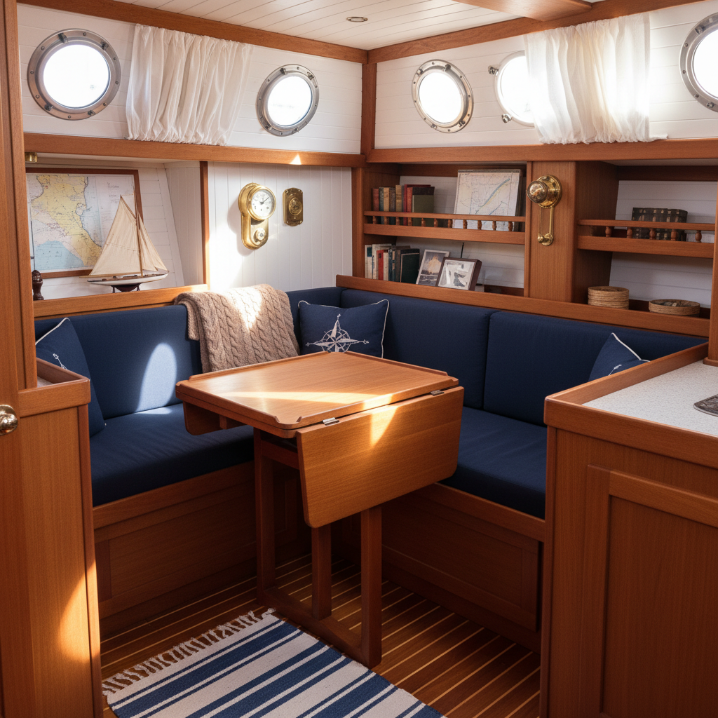 Cómo decorar el interior de un barco