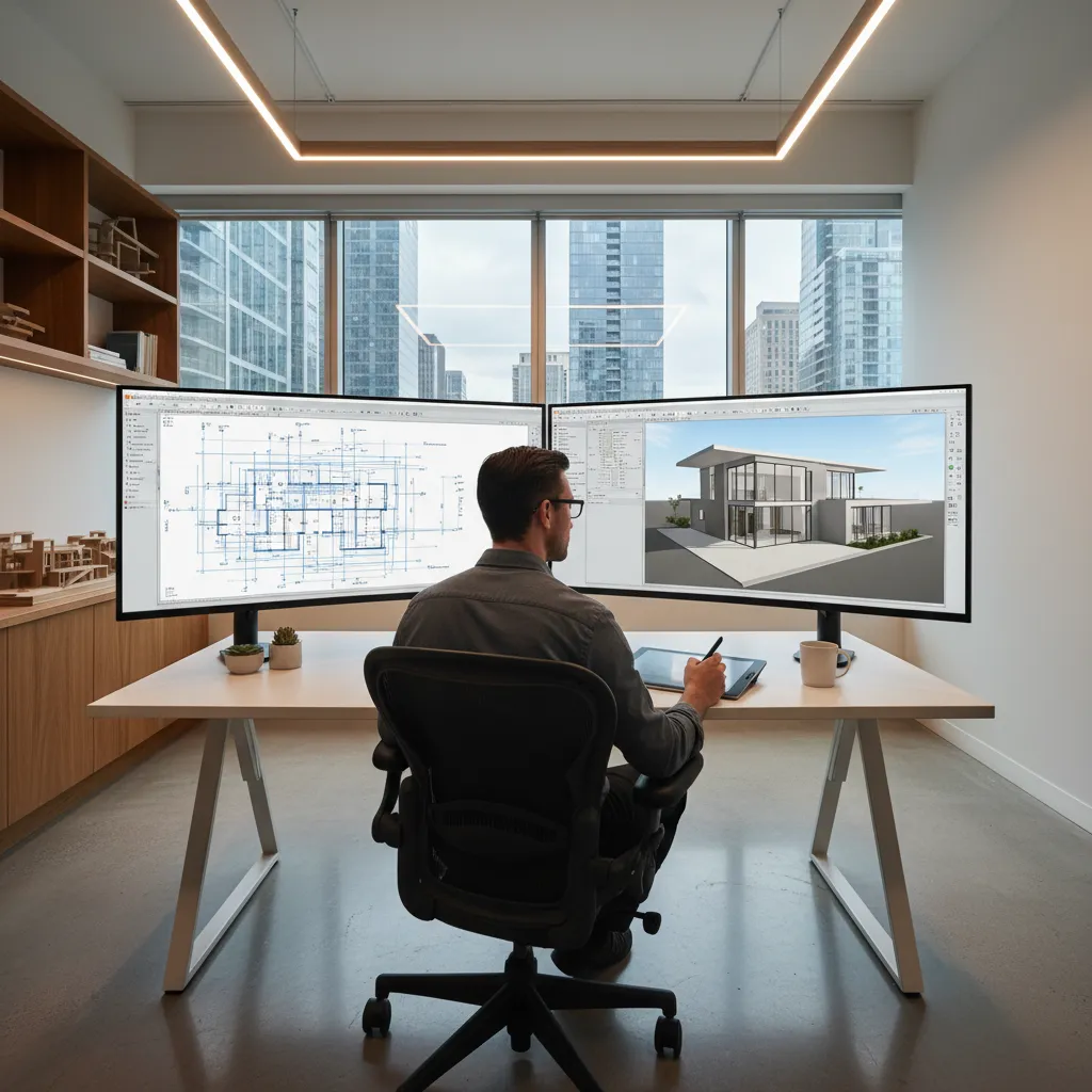 architectural cad software converting building measurements into detailed floor plan drawing