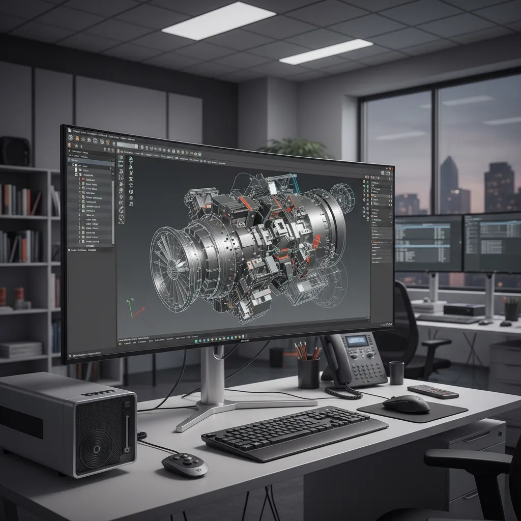 CAD software lagging while rotating complex mechanical model
