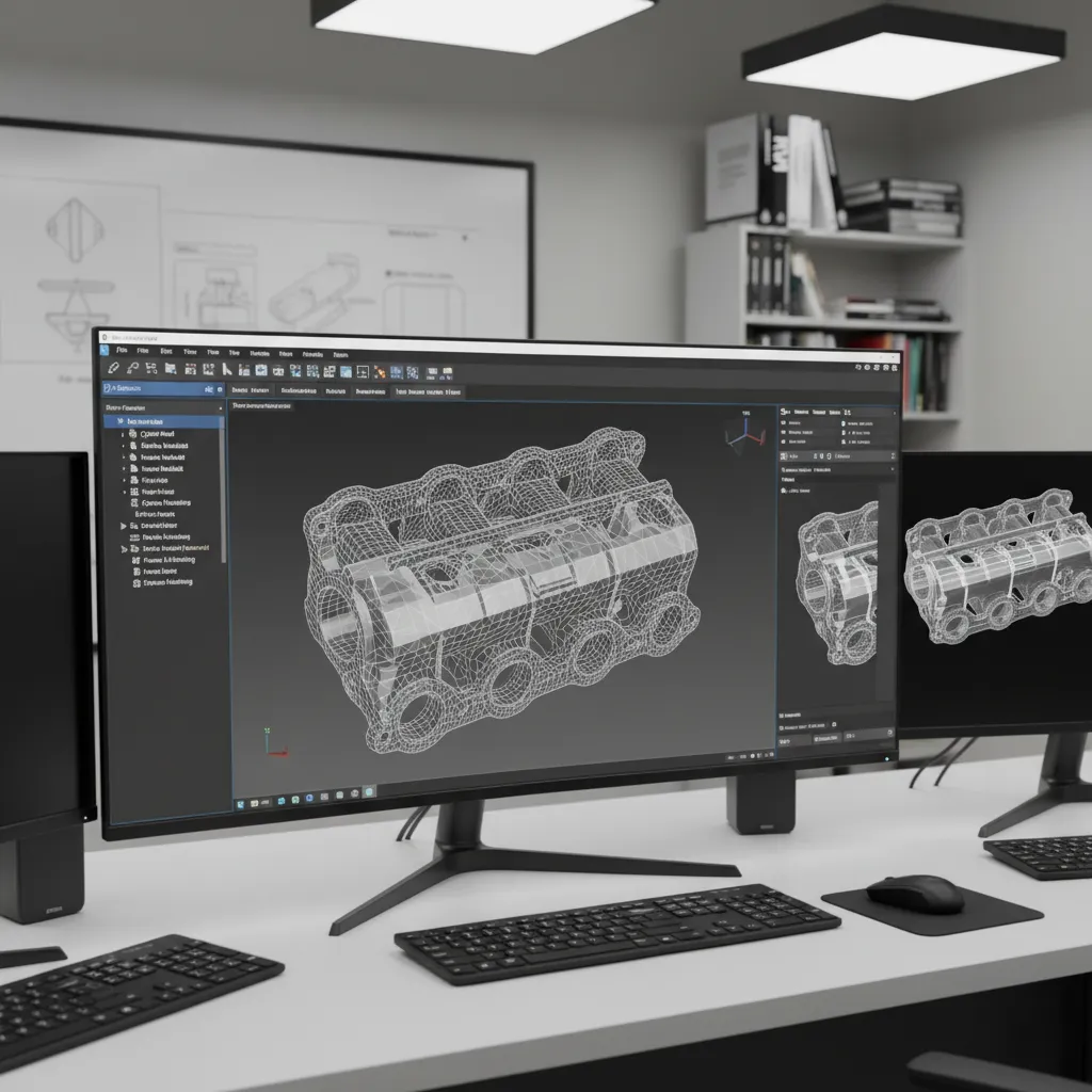 CAD software exporting precise STL mesh from mechanical model