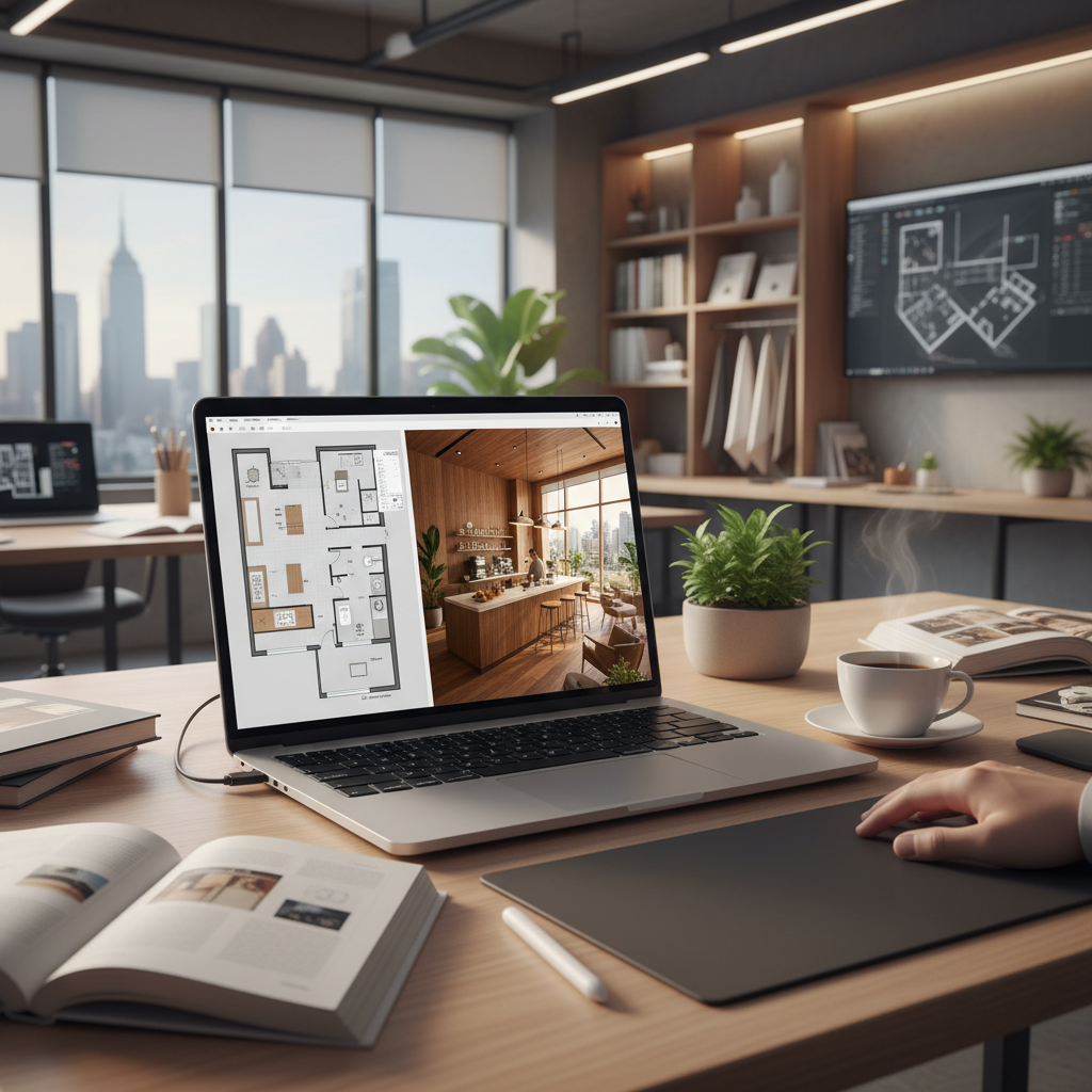 Programas de diseño de interiores para cafetería