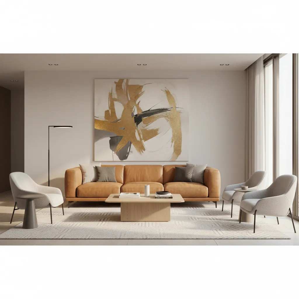 How Interior Designers Use Camel Sofas in Modern Living Rooms