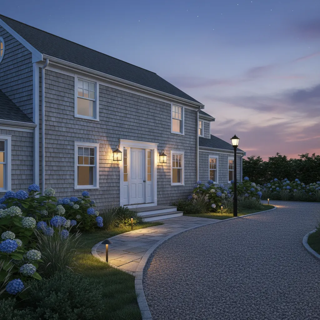 Cape Cod Outdoor Lighting Fixtures: Wall Lanterns vs Post Lights vs Path Lights