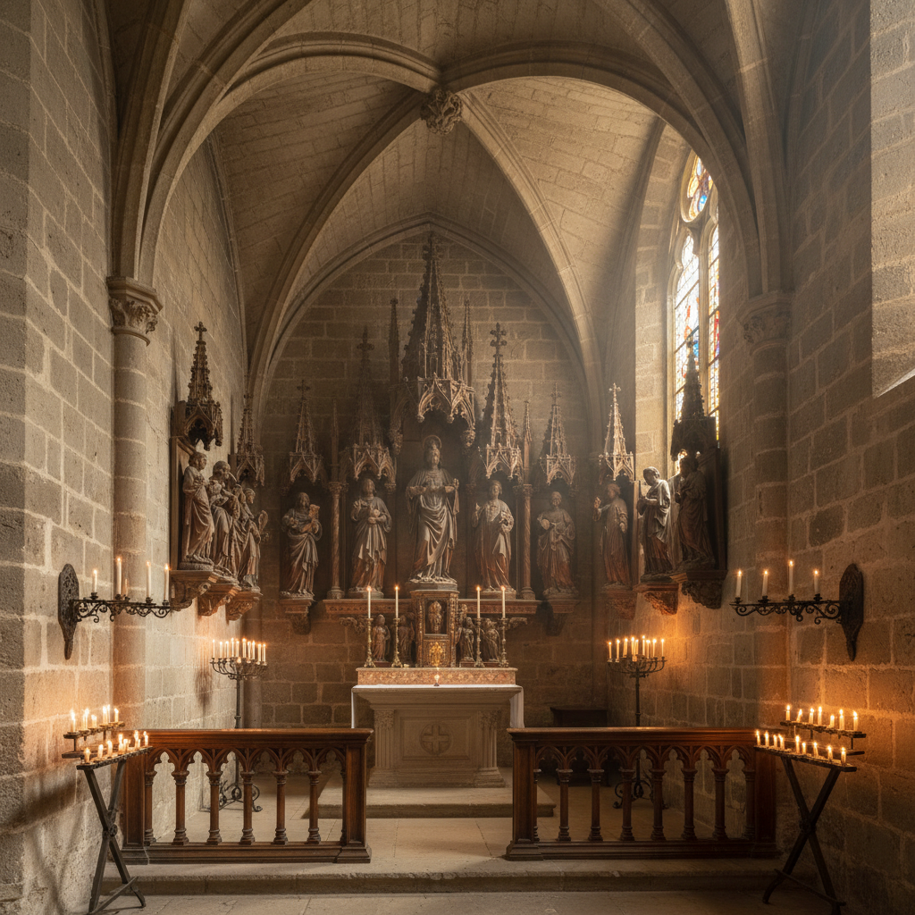 Catedral de Tarragona interior decorado guía visual