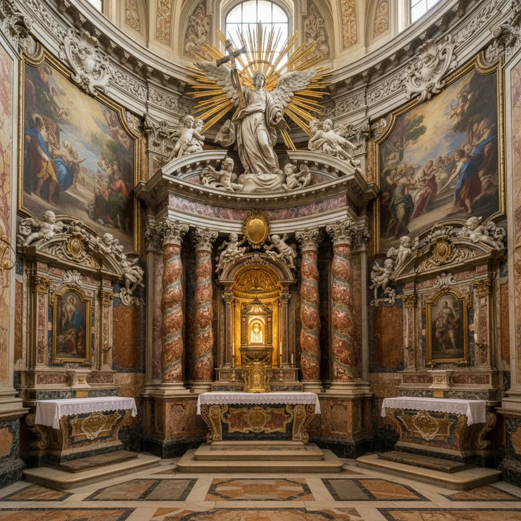 Capillas laterales conectadas a la nave principal