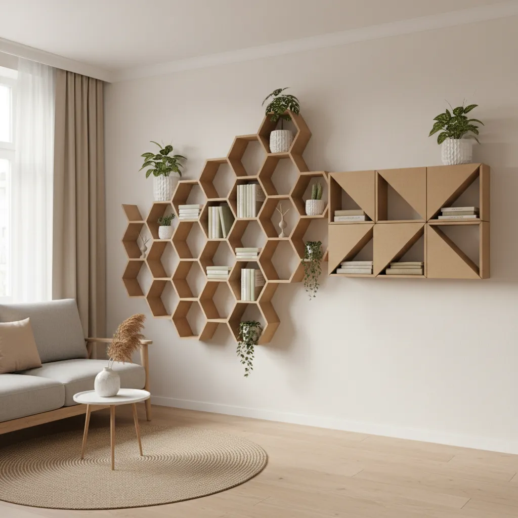 5 Cardboard Designs for Wall Smart Small Space Ideas