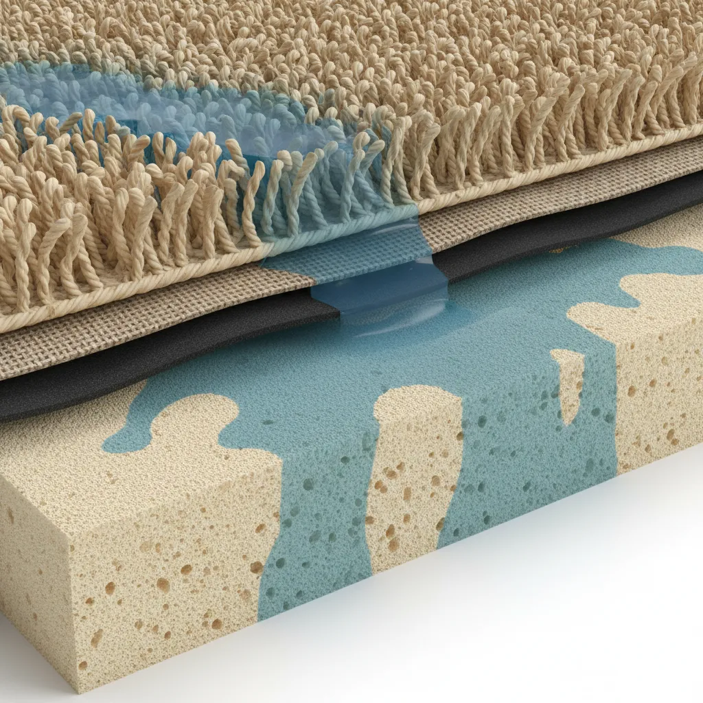 Surface Materials That Absorb Fluorescence