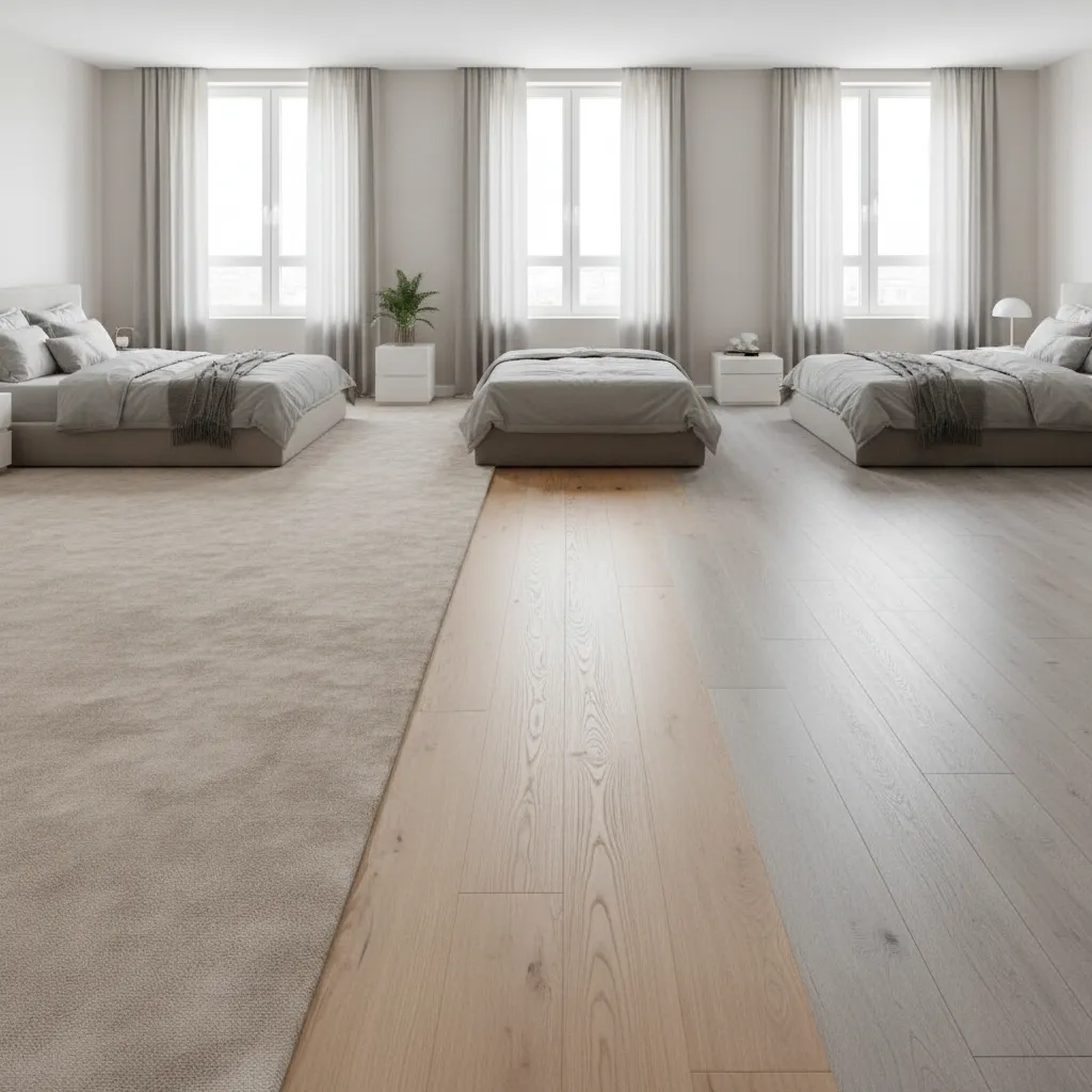 Carpet vs Hardwood vs Vinyl for Second Floors Which Flooring Works Best
