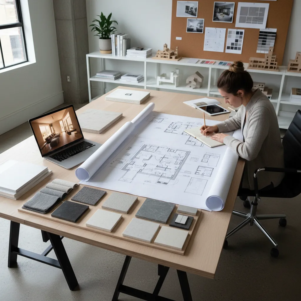Carrera corta de diseño de interiores: guía realista