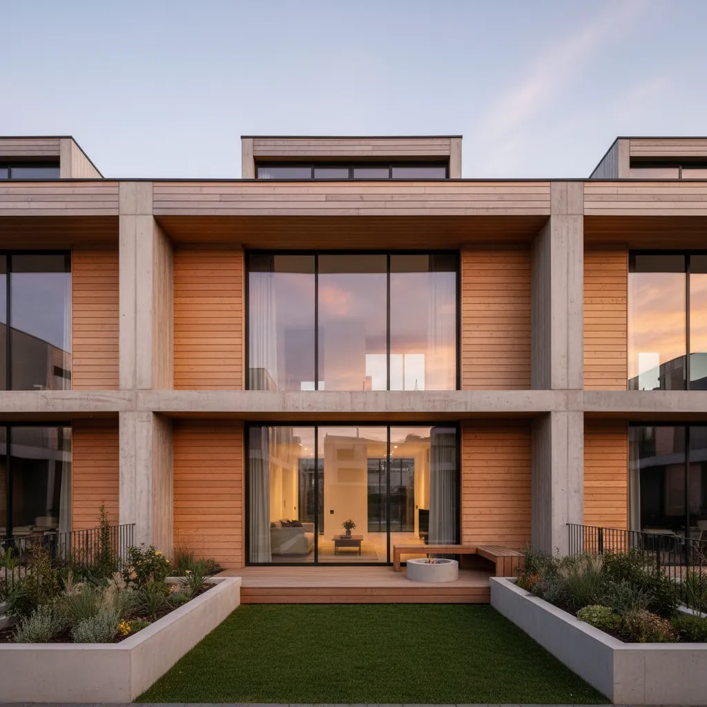 Casa adosada 120m2 de diseño: ideas y distribución