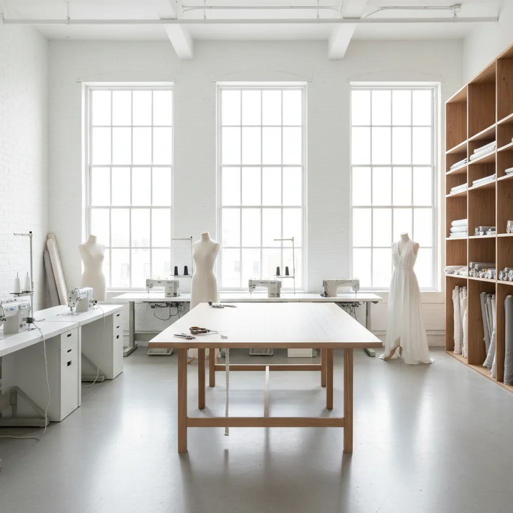 Casa blanca diseño de modas: cómo crear un estudio elegante