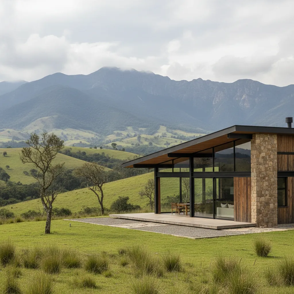 Diseño y construcción de casa de campo en Bogotá